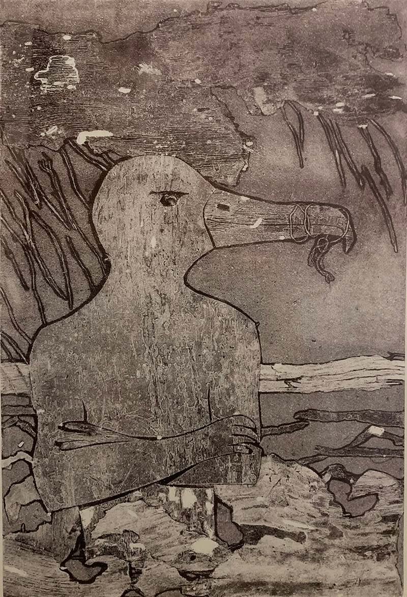 Albatross Monoprint