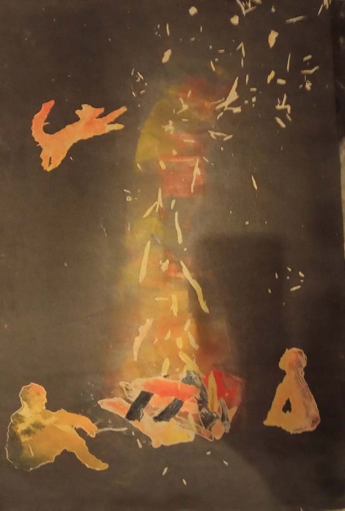 Dog Jumps Fire Again